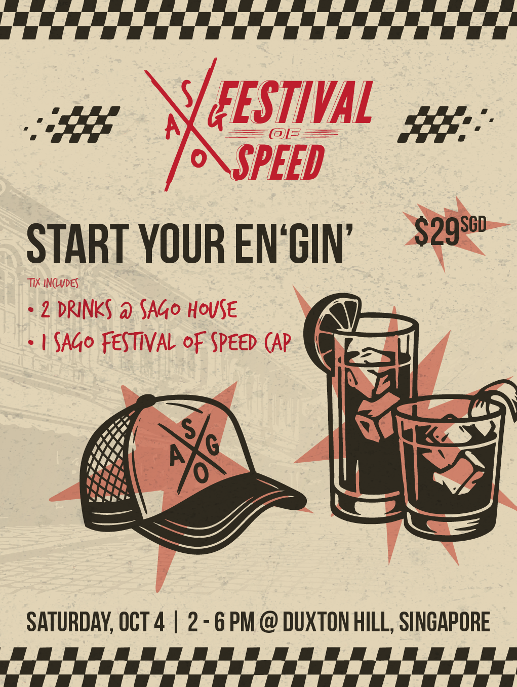 Start Your En"Gin" — Sago Festival of Speed
