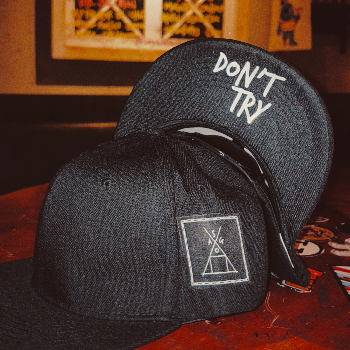 Sago All Black Don’t Try Snapback